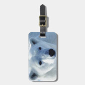 Polar Bear Gepäckanhänger (Vorderseite vertikal)