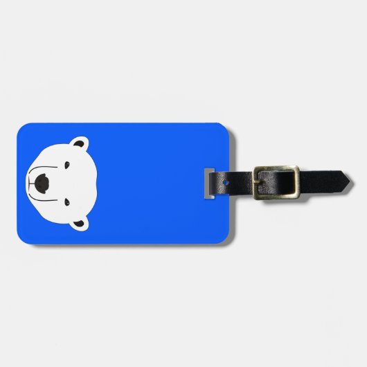 Polar Bear Gepäckanhänger (Vorderseite horizontal)