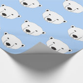 Polar Bear Geschenkpapier (Ecke)