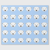 Polar Bear Geschenkpapier (Flach)
