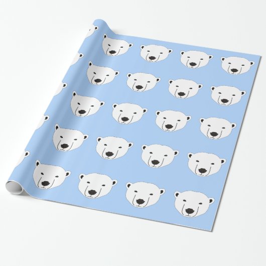Polar Bear Geschenkpapier (Ungerollt)