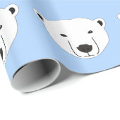 Polar Bear Geschenkpapier (Rolleneckpunkt)