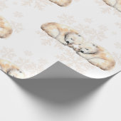 Polar Bear Geschenkpapier (Ecke)