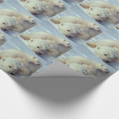 Polar Bear Geschenkpapier (Ecke)