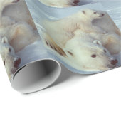 Polar Bear Geschenkpapier (Rolleneckpunkt)