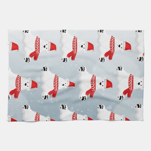 Polar Bear Geschirrtuch (Horizontal)