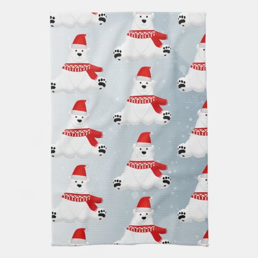 Polar Bear Geschirrtuch (Vertikal)