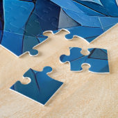 Polar Bear gesteinigtes Glas Puzzle (Seite)