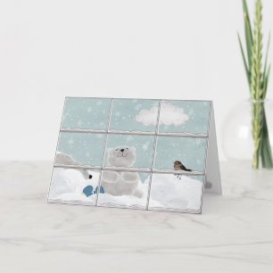 Polar Bear Get Well Card Karte