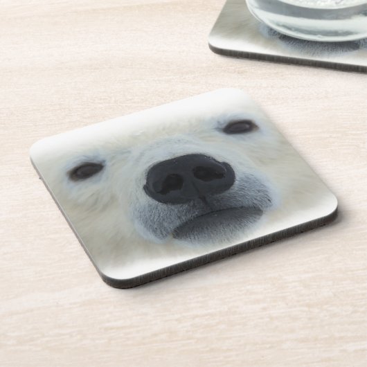 Polar Bear Getränkeuntersetzer (Linke Seite)