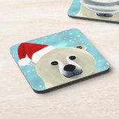 Polar Bear Getränkeuntersetzer (Linke Seite)