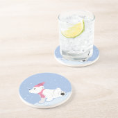 Polar Bear Getränkeuntersetzer (Seite)