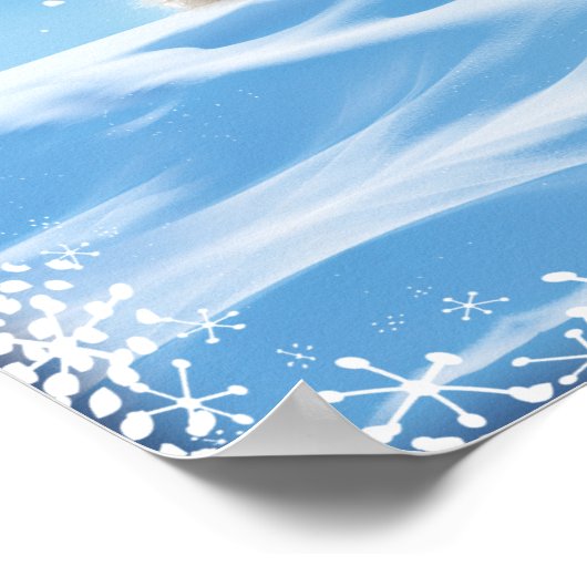 Polar Bear Global Warming Poster (Ecke)