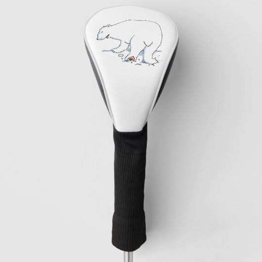 Polar Bear Golf Cover Headcover (Vorderseite)
