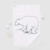 Polar Bear Golf Handtuch (Insitu)