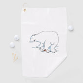 Polar Bear Golf Handtuch (Insitu)