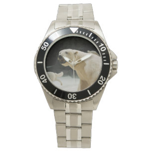 Polar Bear Grin Armbanduhr