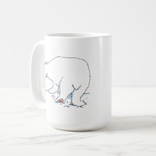 Polar Bear große Tasse (Vorderseite Links)