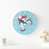 Polar Bear Große Wanduhr (Zuhause)