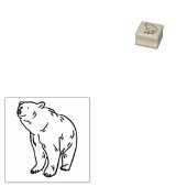 Polar Bear Gummistempel (Stempel)