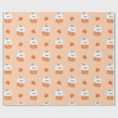 Polar Bear Halloween Geschenkpapier (Flach)