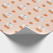 Polar Bear Halloween Geschenkpapier (Ecke)