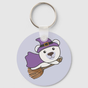 Polar Bear Halloween Hexenkind Hexen Kostüm Ke Schlüsselanhänger