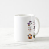 Polar Bear Halloween Hexenkürbis Pumpkin Vampire Kaffeetasse (VorderseiteRechts)