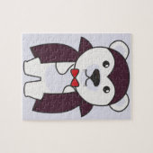 Polar Bear Halloween Niedlich Devil Kids Vampire J Puzzle (Horizontal)