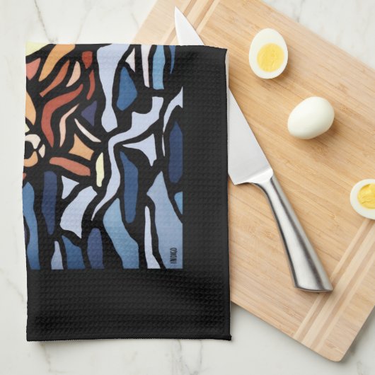 Polar Bear Handtuch Native Art Bear Tee Handtuchge (Viertel Falte)