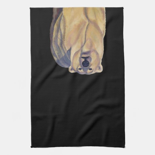 Polar Bear Handtuch Polar Bären Art Handtuchgesche (Vertikal)