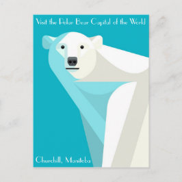 Polar Bear Hauptstadt Postkarte