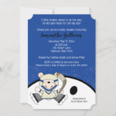 Polar Bear Hockey Sports Baby Dusche Einladung (Vorderseite)