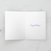 Polar Bear Holiday Card Kawaii Feiertagskarte (Innenseite)