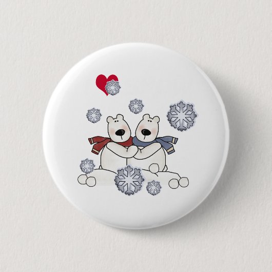 Polar Bear Hug Button (Vorderseite)