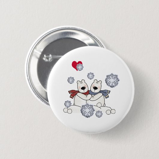 Polar Bear Hug Button (Vorne & Hinten)