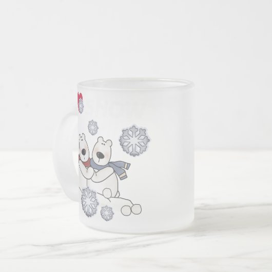 Polar Bear Hug Mattglastasse (Vorderseite Links)