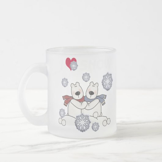 Polar Bear Hug Mattglastasse (Links)