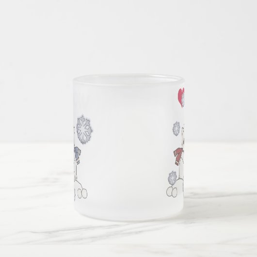 Polar Bear Hug Mattglastasse (Mittel)