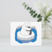 Polar Bear Hug Postkarte (Stehend Vorderseite)