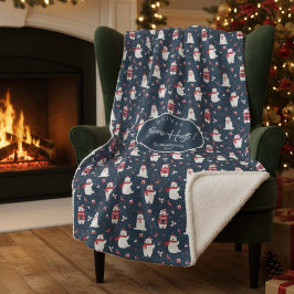 Polar Bear Hugs Christmas Year ID851 Sherpadecke