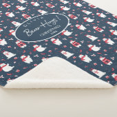 Polar Bear Hugs Christmas Year ID851 Sherpadecke (3/4)