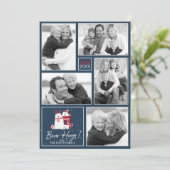 Polar Bear Hugs Foto Template ID851 Einladung (Stehend Vorderseite)