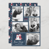 Polar Bear Hugs Foto Template ID851 Einladung (Vorne/Hinten)