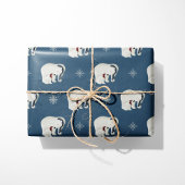 Polar Bear Hugs Holiday Geschenkpapier