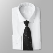 Polar Bear in Snowflakes Neck Tie Krawatte (Gebunden)