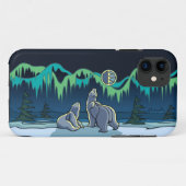 Polar Bear IPhone 5 Case Kid's Arctic Art Geschenk (Rückseite (Horizontal))