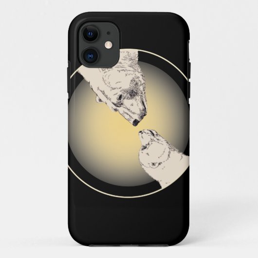 Polar Bear IPhone 5 Case Wildlife Art Bear Geschen (Rückseite)