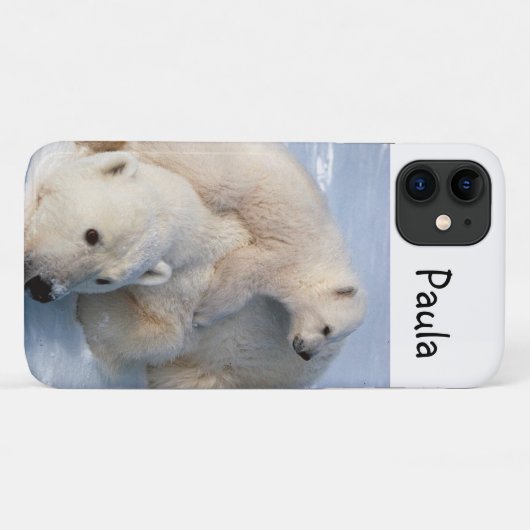 Polar Bear iPhone Case (Rückseite (Horizontal))