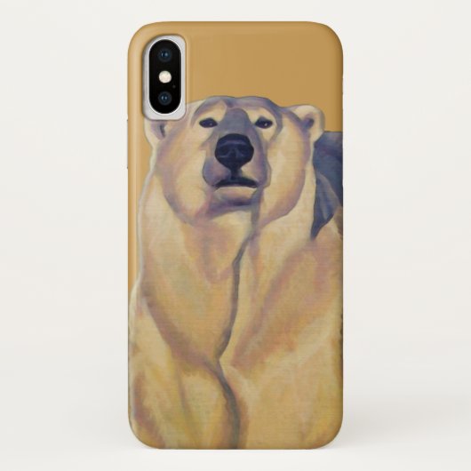 Polar Bear iPhone Cases Wildlife Art Bären Geschen (Rückseite)